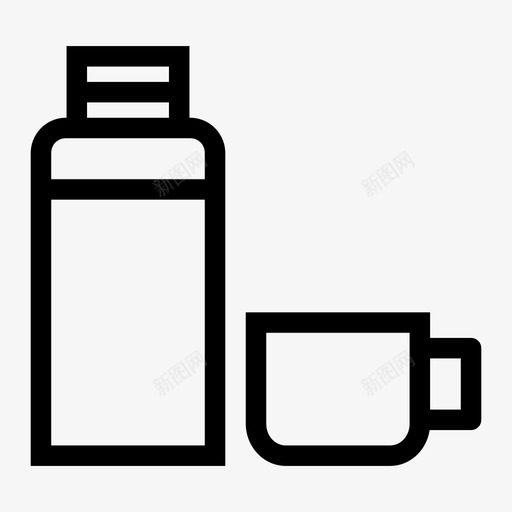 保温瓶饮用水真空瓶图标svg_新图网 https://ixintu.com 保温瓶 水 真空瓶 饮用水