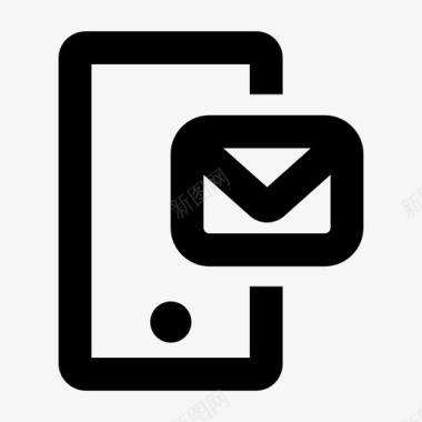 手机短信电子邮件信封图标图标