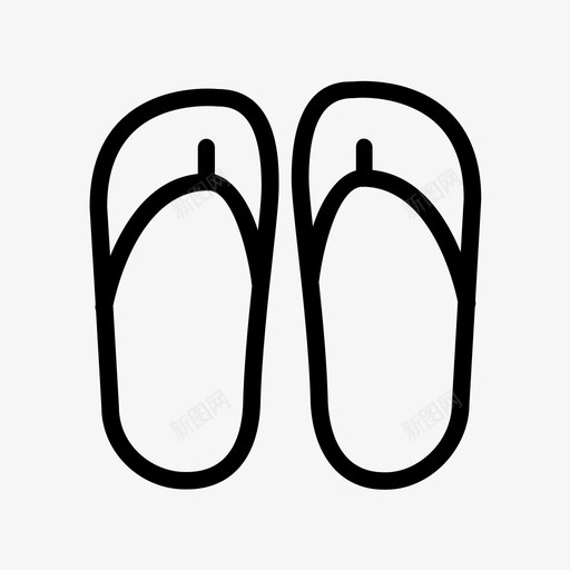 slippersvg_新图网 https://ixintu.com slipper