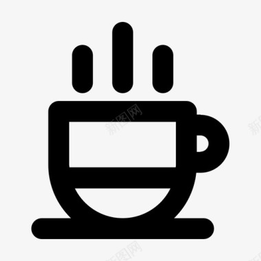 热茶咖啡杯子图标图标