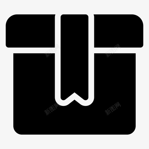 盒子庆祝递送图标svg_新图网 https://ixintu.com 包裹 庆祝 盒子 聚会庆祝标志符号 递送
