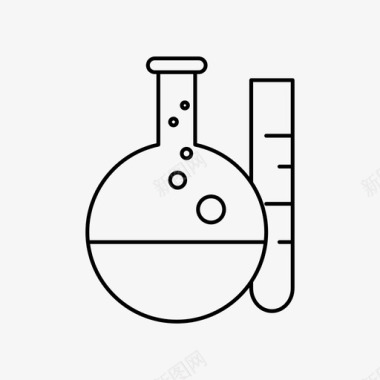 科学化学反应图标图标