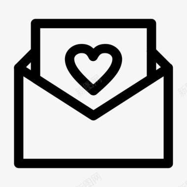 结婚信信爱情图标图标