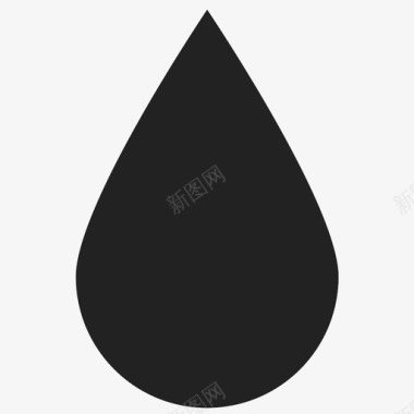 滴雨水图标图标