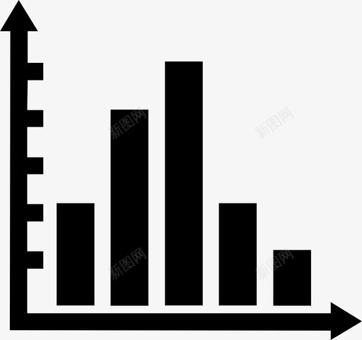 柱状图商业图表图标svg_新图网 https://ixintu.com 商业 商业和金融 图表 柱状图