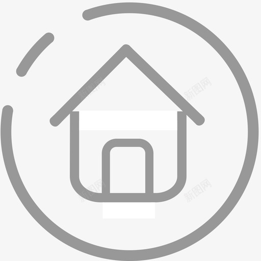 iconhomesvg_新图网 https://ixintu.com iconhome 线性 填充 单色 多色 商务 圆润