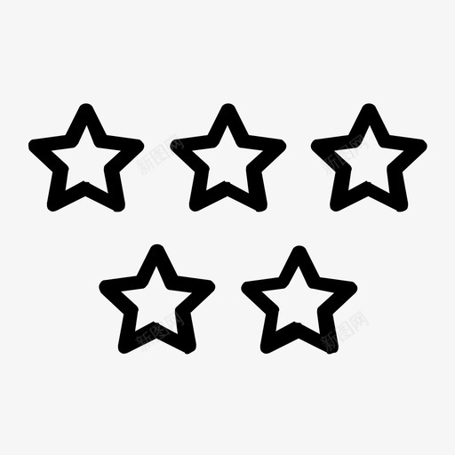 评分反馈五图标svg_新图网 https://ixintu.com 五 反馈 回顾 客户支持热线 星级 评分