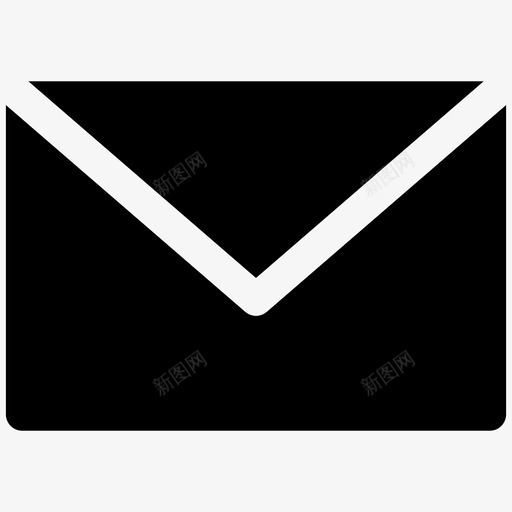 电子邮件信封信件图标svg_新图网 https://ixintu.com 信件 信封 信息 商务填充 电子邮件 短信