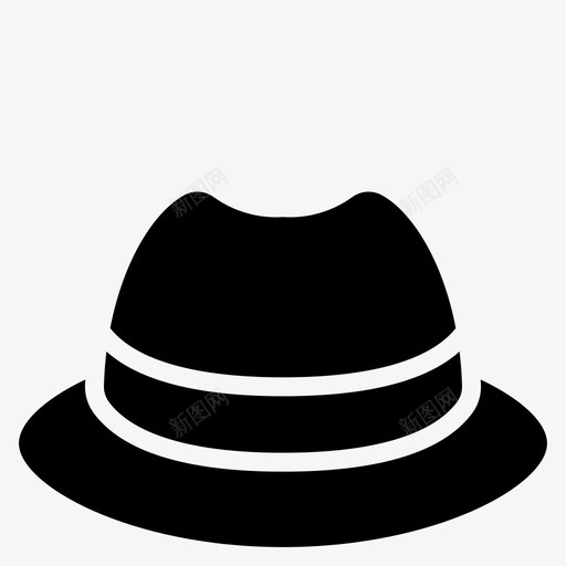 西服帽服装男式图标svg_新图网 https://ixintu.com smart 服装 男式 男式服装纯色 西服帽