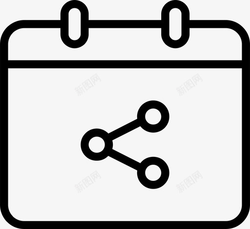 事件共享日历事件组织者图标svg_新图网 https://ixintu.com 事件共享 事件组织者 日历 日历事件 日程表