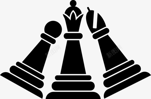 棋子棋类运动图标svg_新图网 https://ixintu.com 棋子 棋类 棋类运动 运动