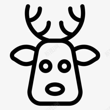 动物水牛奶牛图标图标