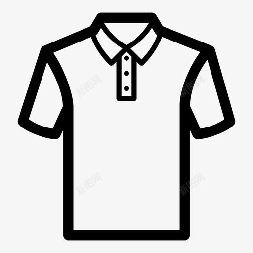 t恤服装衣服图标svg_新图网 https://ixintu.com t恤 凝块 时尚 服装 穿着 衣服