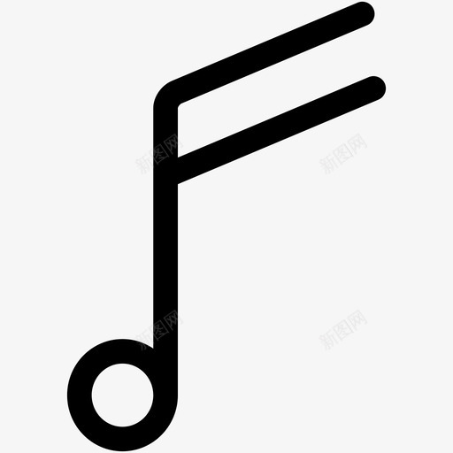 音乐音频音符图标svg_新图网 https://ixintu.com 声音 播放器 计算机硬件1 音乐 音符 音频