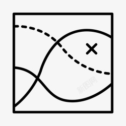 童话宝藏地图童话幻想图标高清图片