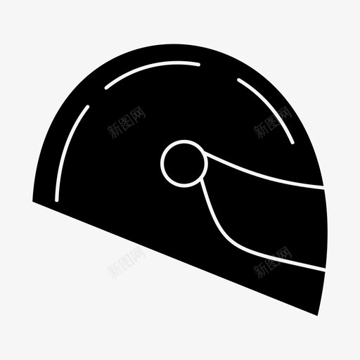 头盔自行车头盔摩托车头盔图标svg_新图网 https://ixintu.com 头盔 摩托车头盔 自行车头盔 赛车 运动