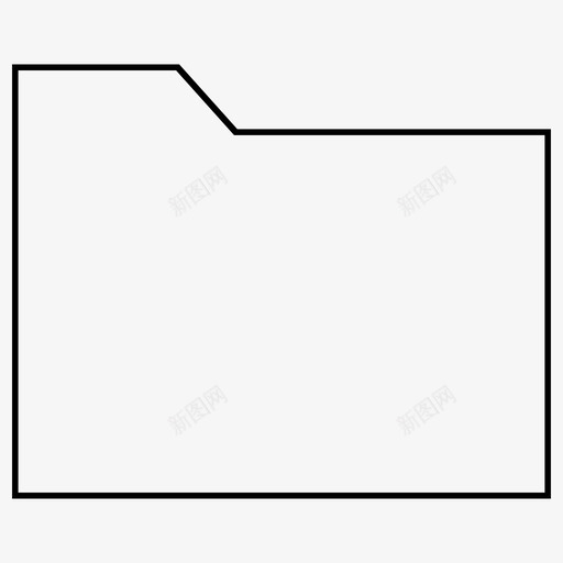 文件夹界面介质图标svg_新图网 https://ixintu.com 介质 基本原理 文件夹 用户界面 界面