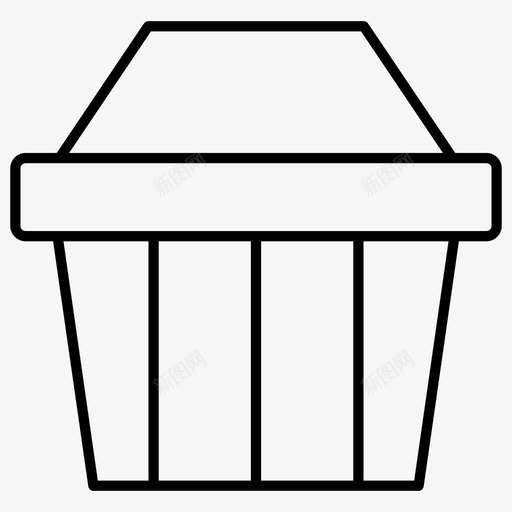 购物篮市场电子商务图标svg_新图网 https://ixintu.com 市场 电子商务 购物篮