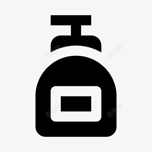 奶油清洁剂肥皂图标svg_新图网 https://ixintu.com 化妆品3 固体 奶油 清洁剂 肥皂 肥皂分配器 试管
