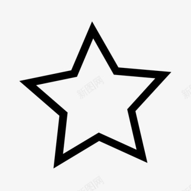 星星1星最爱图标图标