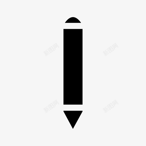 书写工具蜡笔铅笔图标svg_新图网 https://ixintu.com 书写 书写工具 蜡笔 铅笔