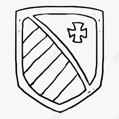 盾牌骑士保护图标图标