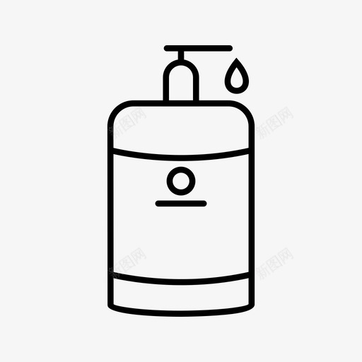 乳液瓶子液体图标svg_新图网 https://ixintu.com 1个医学图标 乳液 液体 液体肥皂 瓶子
