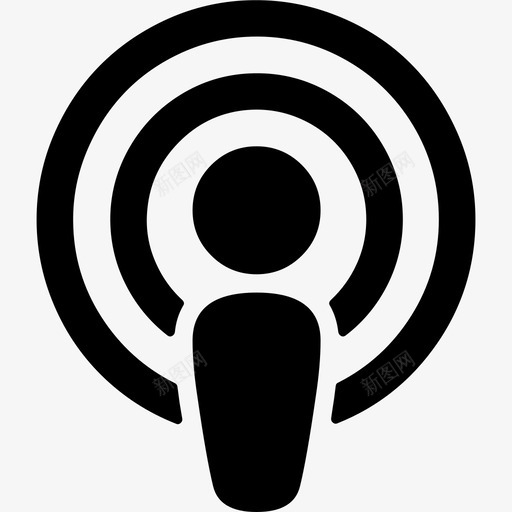 podcastsvg_新图网 https://ixintu.com podcast