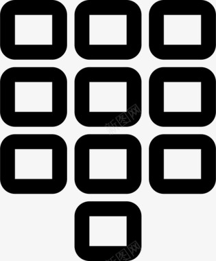 数字键数字键盘和键盘图标图标