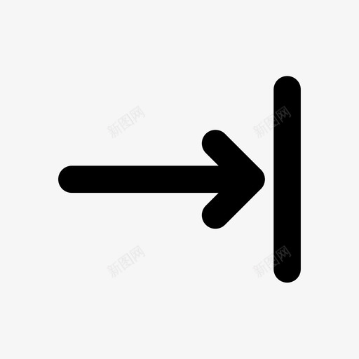 向右移动推向右推图标svg_新图网 https://ixintu.com 向右推 向右滚动 向右移动 基本标志 推