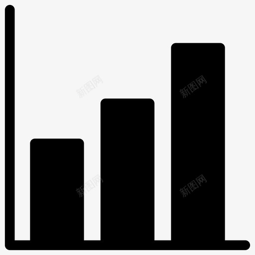 统计银行图表图标svg_新图网 https://ixintu.com 图形 图表 用户界面图示符图标 统计 银行