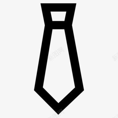 领带配饰正式图标图标