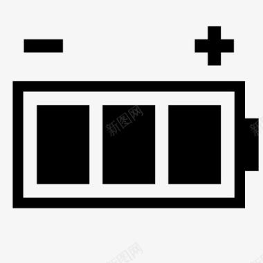电池电池充电器能源图标图标