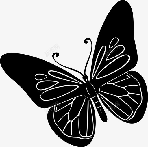 蝴蝶动物美丽图标svg_新图网 https://ixintu.com 动物 多姿多彩 美丽 蝴蝶