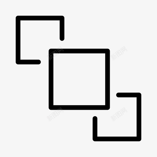 裁剪对齐形状图标svg_新图网 https://ixintu.com 对齐 对齐和排序 形状 排序 裁剪