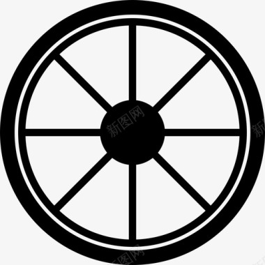 轮子汽车轮子驱动器图标图标