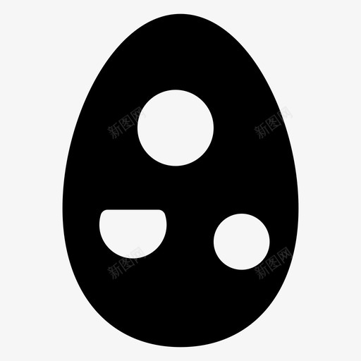小鸡复活节鸡蛋图标svg_新图网 https://ixintu.com 复活节 复活节标志 小鸡 食物 鸡蛋