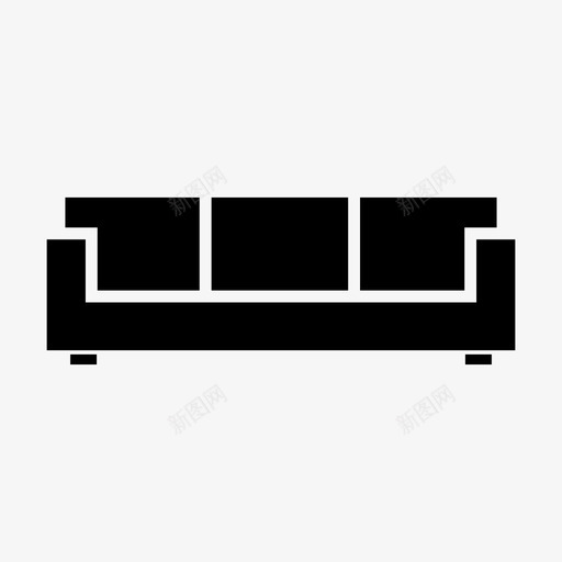 沙发内饰座椅图标svg_新图网 https://ixintu.com 内饰 座椅 沙发 沙发内饰