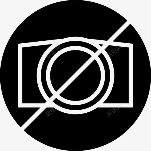 照相机没有照片摄影图标svg_新图网 https://ixintu.com 摄影 没有照片 照相机