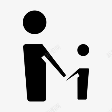 儿童保育婴儿保姆图标图标