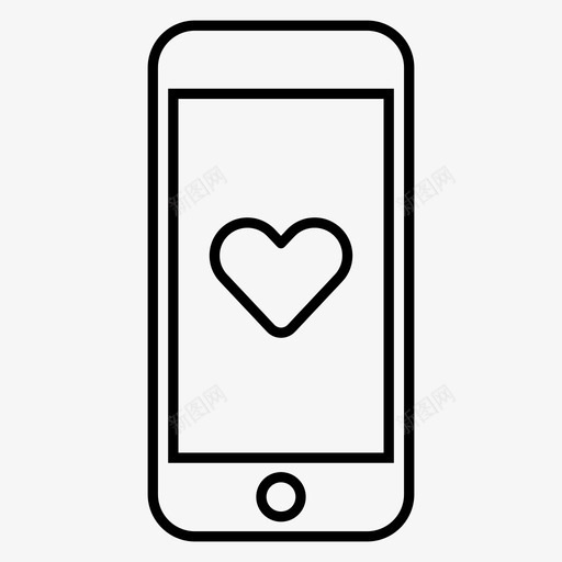 比如心iphone图标svg_新图网 https://ixintu.com iphone 博客 发送爱 心 手机 比如 爱