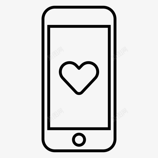 比如心iphone图标svg_新图网 https://ixintu.com iphone 博客 发送爱 心 手机 比如 爱