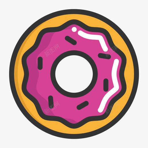 甜甜圈-Donutsvg_新图网 https://ixintu.com 甜甜圈-Donut Donut 甜甜圈 水果 食物 蔬菜 器具 吃 填充 线性 扁平 手绘 多色 简约 精美 可爱 圆润