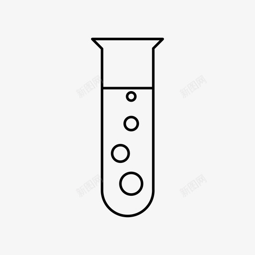 科学化学反应图标svg_新图网 https://ixintu.com 化学 反应 科学 科学工具 试管