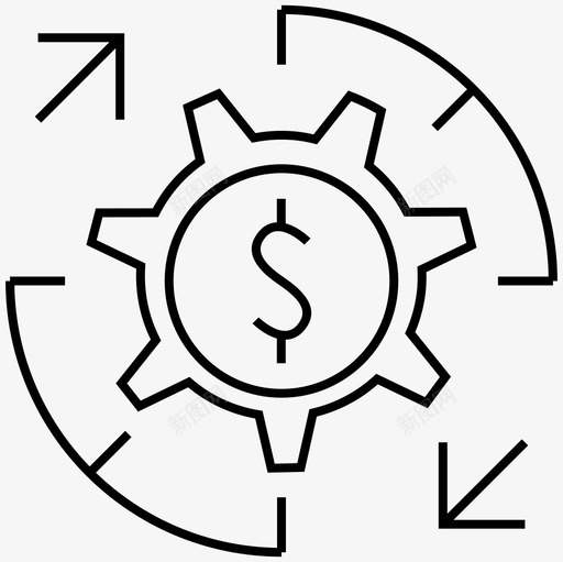 赚钱控制财务图标svg_新图网 https://ixintu.com 控制 财务 赚钱