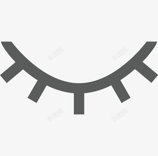 闭眼svg_新图网 https://ixintu.com 闭眼