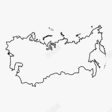 苏联地图共产主义地图图标图标