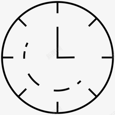 时间时钟财务图标图标