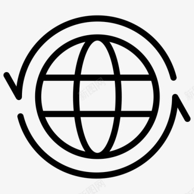 跨国全球国际图标图标