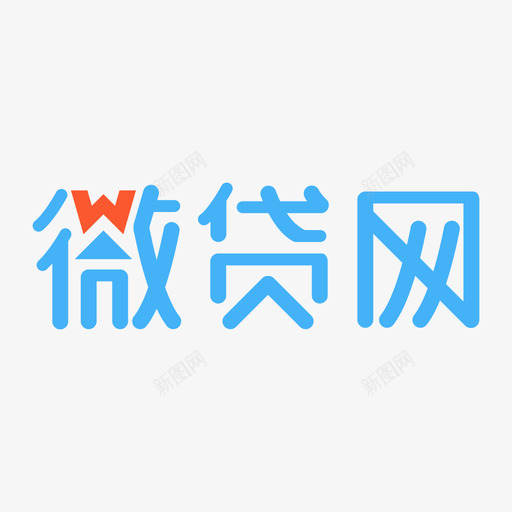 微贷网logosvg_新图网 https://ixintu.com 微贷网logo